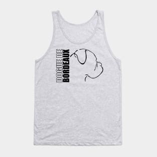 Dogue de Bordeaux profile dog lover gift Tank Top